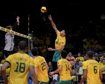 Vôlei: Brasil bate Argentina, leva Sul-Americano e garante vaga em LA 2028