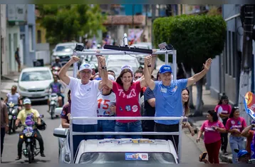 Renan Calheiros e Renan Filho fazem carreata com aliados em Atalaia