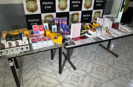 iPhones, iPads e mais: polícia apreende produtos eletrônicos avaliados em mais de R$ 500 mil