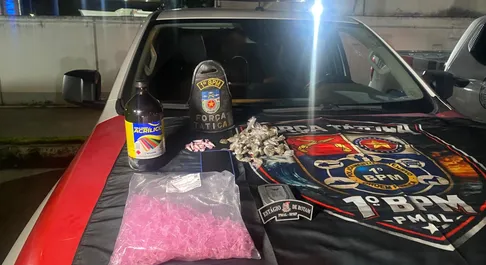 Vídeo: homem é preso com maconha e 'loló' no Pontal da Barra