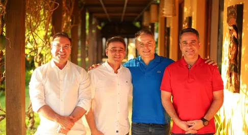 Renan reúne Luciano, Yale e Paulo Dantas e anuncia lançamento da candidatura em Arapiraca