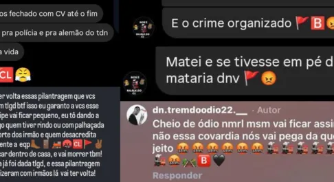“Bala pra polícia”: veja mensagens de ameaças feitas por suspeito morto em confronto em Coruripe