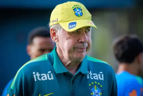 
				Ancelotti pede paciência à torcida após jogo ruim e confirma mudanças no Brasil
			
			