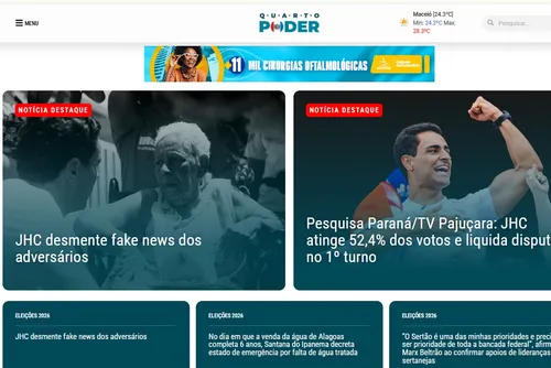 
				Publicidade da prefeitura de Maceió cresce 468% na reta final da eleição
			
			