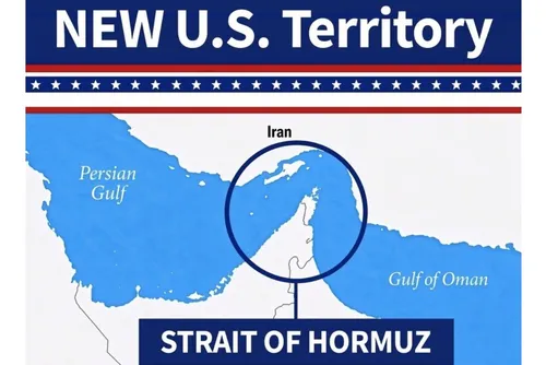 
				Trump cutuca Irã e posta mapa de Ormuz como território dos EUA
			
			