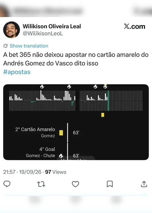 
				Convocação de Andrés Gómez aciona gestão de risco das bets
			
			