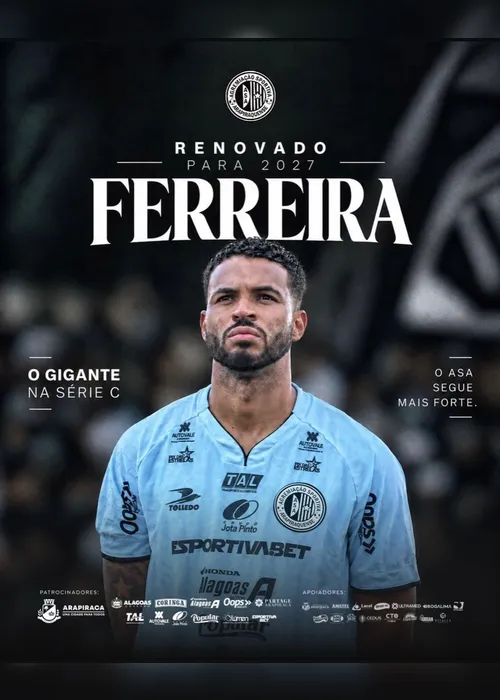 
				Depois de Itamar Schülle, ASA anuncia renovação do volante Ferreira até o final de 2027
			
			