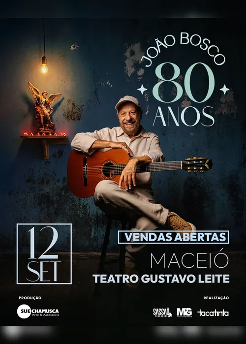 
				Em Maceió, João Bosco fala de amizade e celebra 80 anos com show especial
			
			