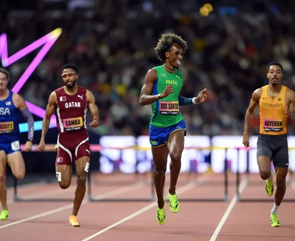 Alison dos Santos e Matheus Lima vão à final do Mundial de Atletismo