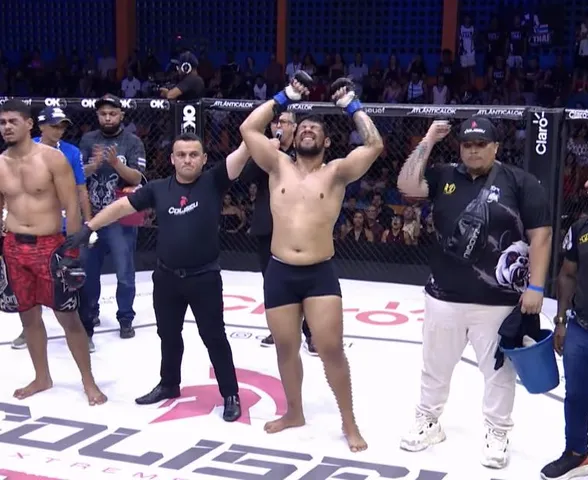 Bruno Cavalcanti nocauteia no último round e vence terceira luta do Coliseu