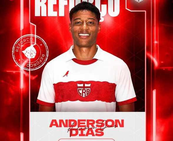 CRB anuncia volante Anderson Dias como novo reforço para a sequência da Série B
