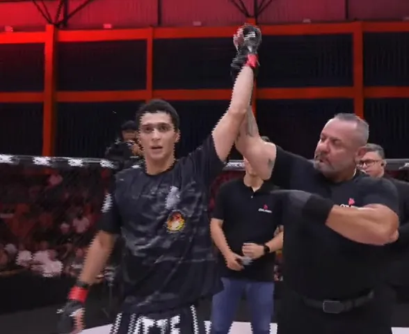 Gabriel Gomes nocauteia Lucas de Jesus e vence nono combate do Coliseu na Comunidade