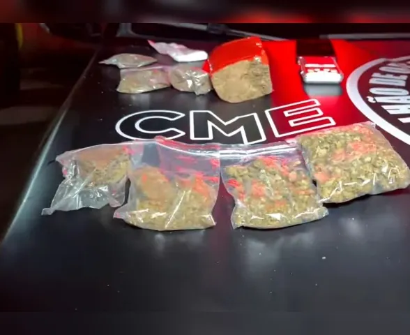 Homem é preso com 1 kg de maconha e cocaína no Vergel do Lago