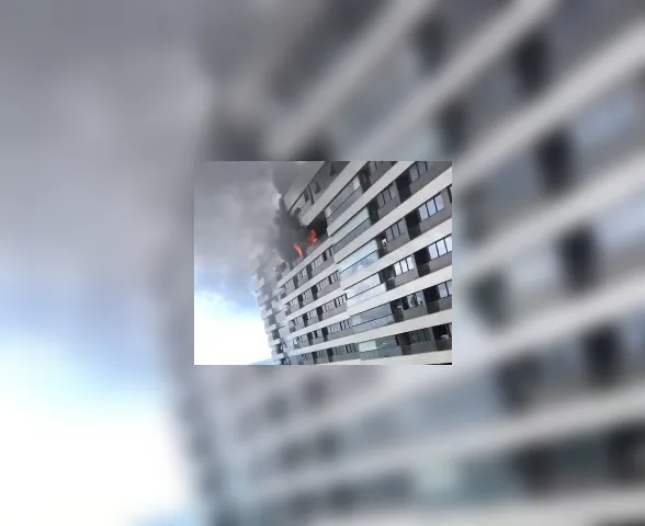 Moradores dizem que andar de prédio incendiado na Ponta Verde está comprometido