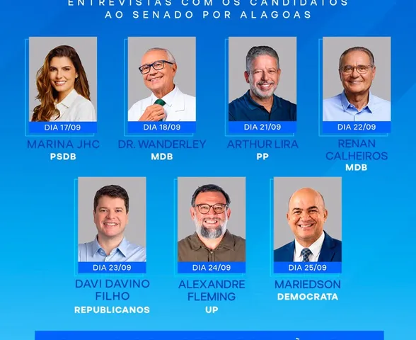 OAM inicia nesta quinta sabatinas com candidatos ao Senado; Marina Candia abre série