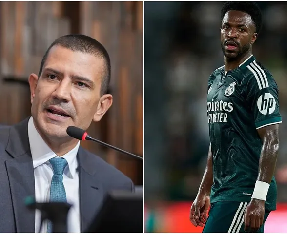 Vini Jr. entra na Justiça contra Douglas Ruas por uso indevido de imagem