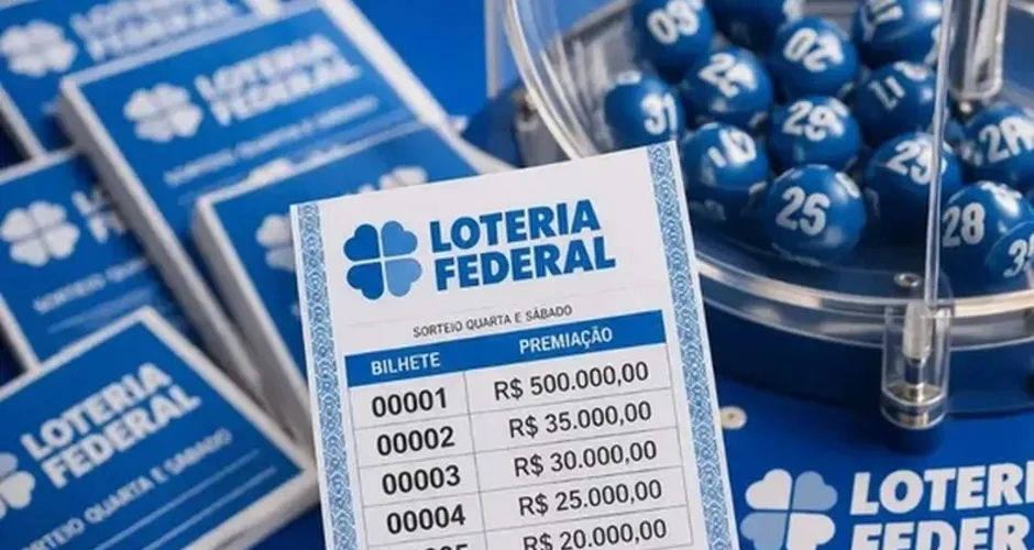Imagem ilustrativa sobre Loteria Federal 6099-2: 5 bilhetes premiados revelam os números e o prêmio de R$ 500.000