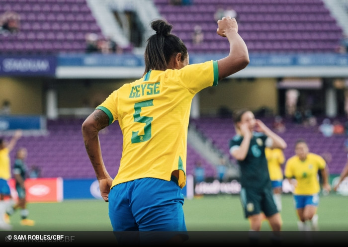 Alagoana de Maragogi, Geyse é convocada por Arthur Elias para defender Seleção Brasileira