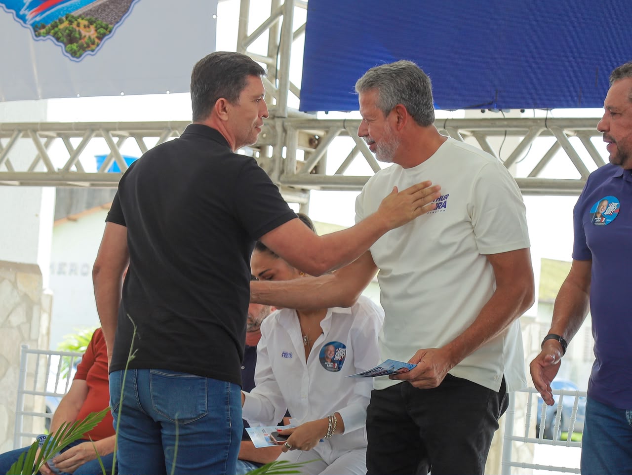 Arthur Lira e Wadson Regis apresentam Pacto pela Água em São José da Laje e discutem projeto de barragens para Alagoas