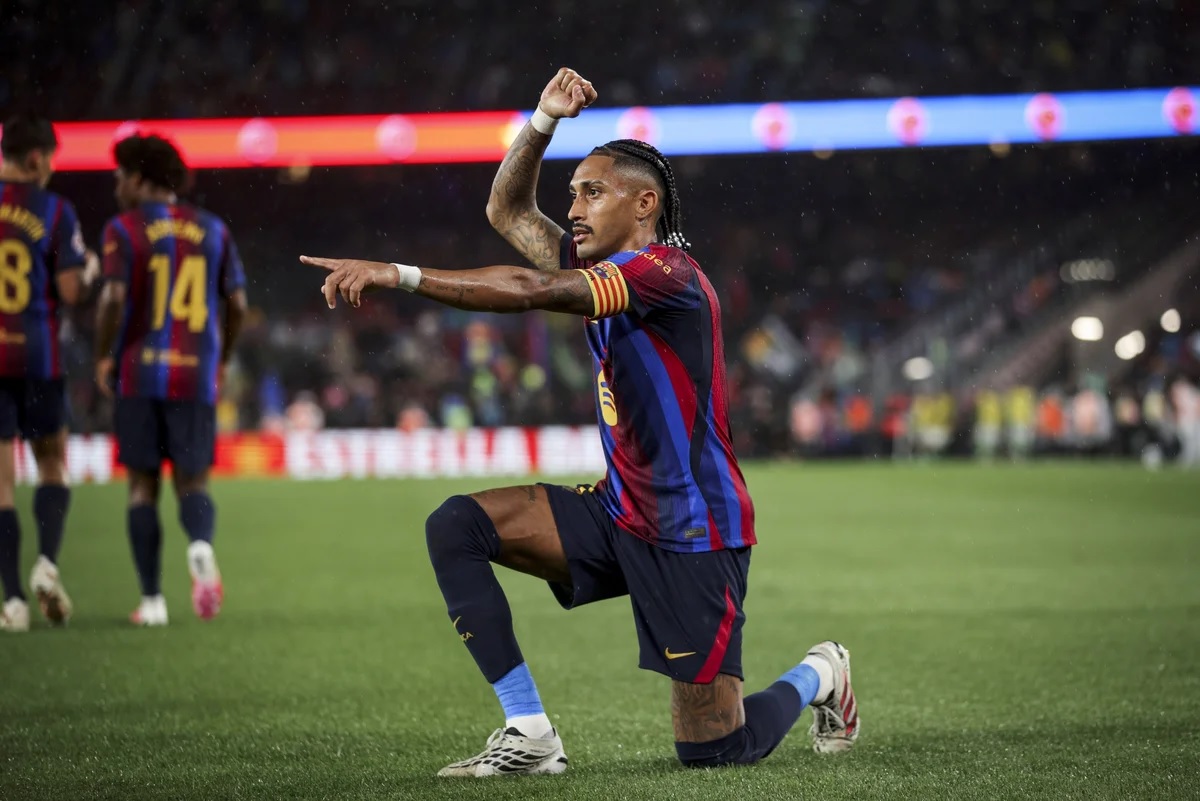 Barcelona descarta lesão grave em Raphinha após dispensa da Seleção