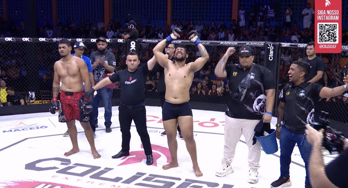 Bruno Cavalcanti nocauteia no último round e vence terceira luta do Coliseu
