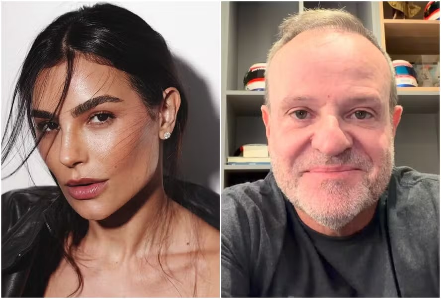 Cíntia Chagas confirma namoro com Rubens Barrichello