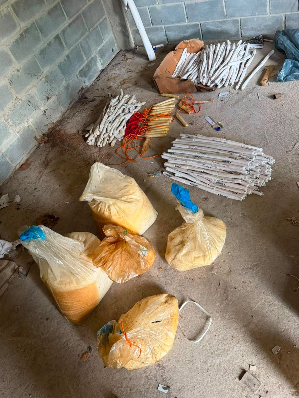 Bope apreende mais de 109 kg de explosivos em imóvel na Cidade Universitária