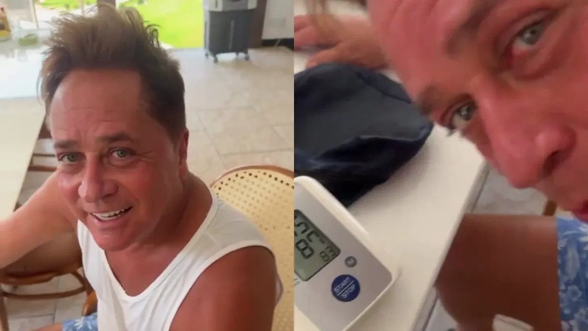 Há 23 dias sem beber, Leonardo comemora melhora da pressão: "Deu vontade"