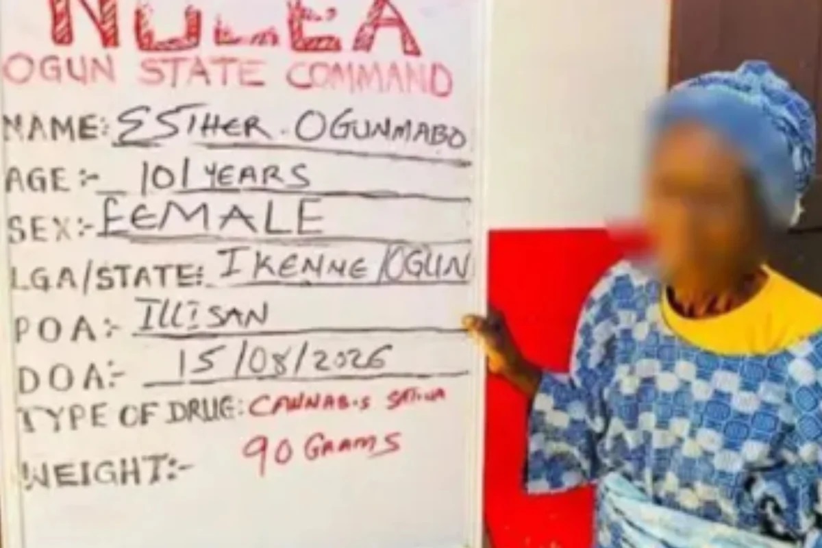 Mulher de 101 anos admite vender drogas e é presa por tráfico