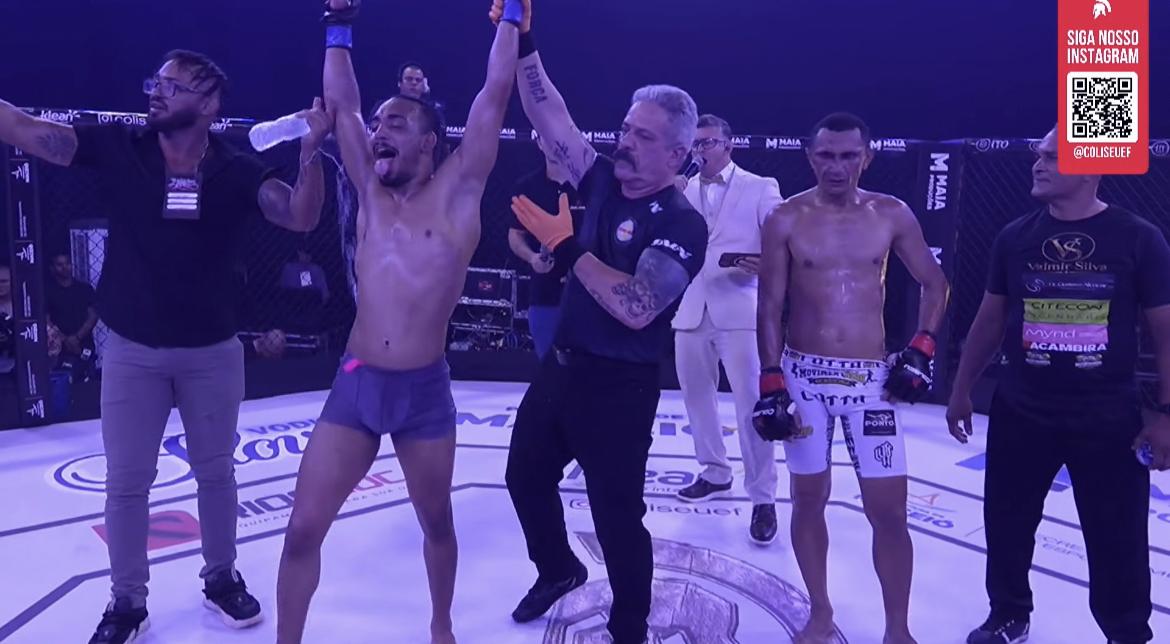 Neto Monstrinho mantém cartel invicto e supera Valmir Silva na primeira luta do Coliseu