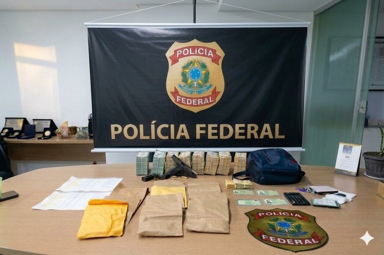 PF prende dois e apreende mais de R$ 500 mil em espécie em investigação de corrupção eleitoral em Rio Largo