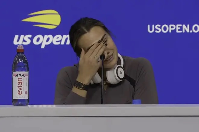 Sabalenka discute com repórter após vitória no US Open: 'Vocês são uma piada'