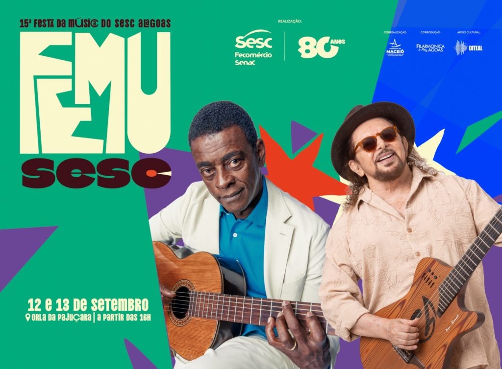 Seu Jorge e Geraldo Azevedo fazem shows gratuitos em Maceió; veja quando!