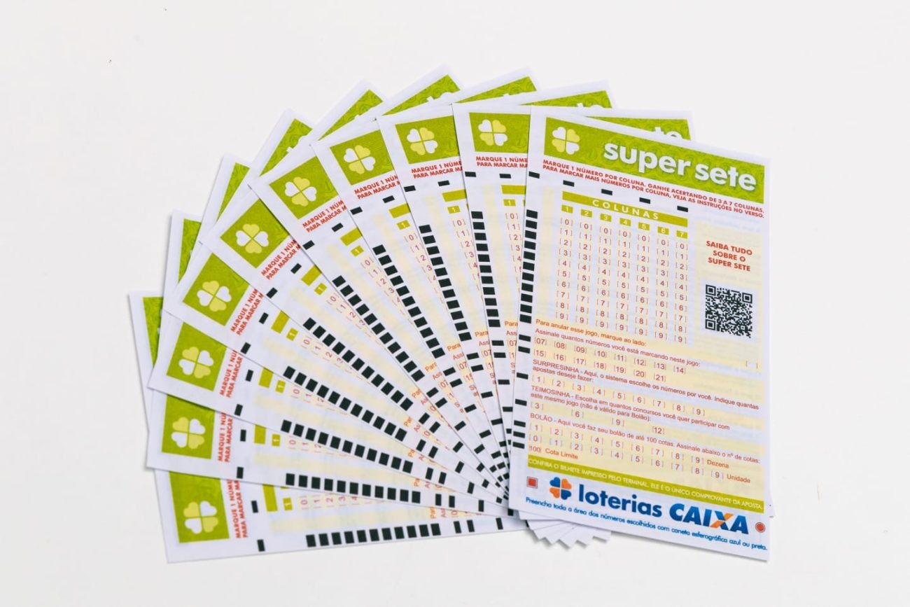 Super Sete acumula em R$ 7,5 milhões; veja resultado do concurso 895