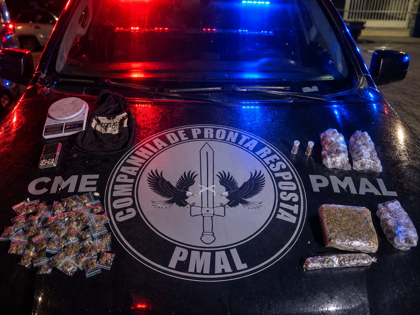Suspeito tenta fugir para área de mata e acaba preso com drogas em Matriz de Camaragibe