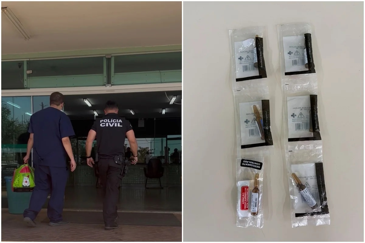 Técnico de enfermagem é preso após furtar ampolas de morfina em UPA