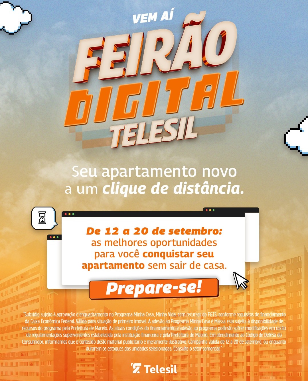 Telesil lança seu primeiro Feirão Digital, com condições exclusivas para fechar negócio sem sair de casa