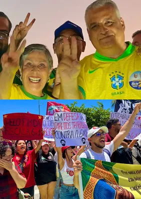 Campanhas de Lula e Flávio Bolsonaro ocupam ruas de Alagoas no fim de semana