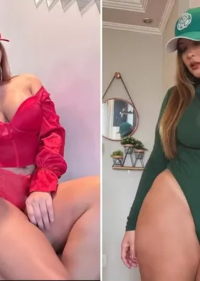 Geisy Arruda sensualiza com looks de Flamengo e Palmeiras em dia de clássico: 'Quem dorme líder hoje?'
