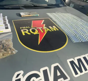 Homem é preso com maconha e cartelas de Rohypnol após tentar fugir da PM