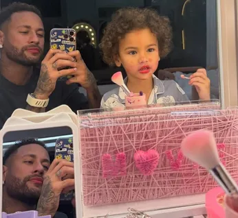 Neymar homenageia Mavie no dia do aniversário da filha: "Alegra o meu dia"