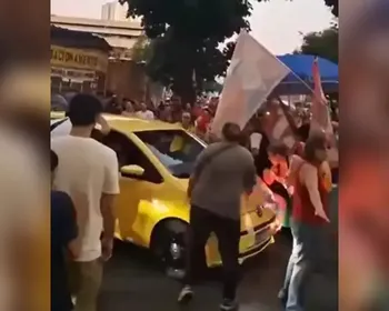 Atropelado em ato pró-Lula defende liberdade de motorista: “Tem família”