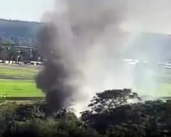 Avião da PM que caiu no Vale do Aço decolou da Pampulha, em BH
