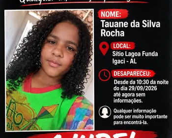 Família procura adolescente de 14 anos desaparecida em Igaci