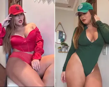 Geisy Arruda sensualiza com looks de Flamengo e Palmeiras em dia de clássico: 'Quem dorme líder hoje?'