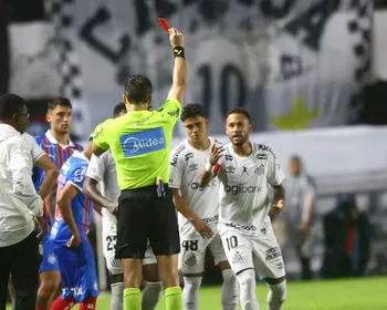 Neymar é suspenso por dois jogos pelo STJD após polêmica em Santos x Bahia