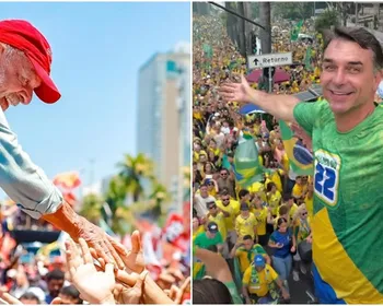No último dia de campanha, Lula e Flávio lotam ruas em atos no Rio e em BH
No último dia de campanha, Lula e Flávio lotam ruas em atos no Rio e em BH