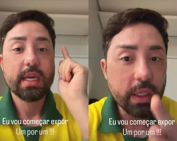 Rico Melquiades chora e diz viver “com medo” após expor posição política