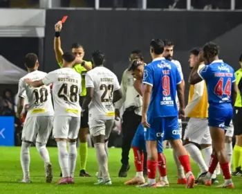 STJD decide denunciar Neymar após expulsão contra o Bahia; entenda