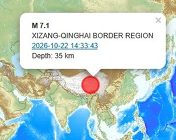 Terremoto de magnitude 7 atinge Tibete, na China
